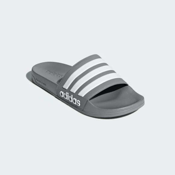 New adidas Adilette Shower Slides Men's Gray​ - Picture 5 of 9